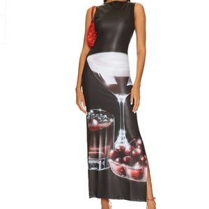FIORUCCI Cocktail Cherries Dress